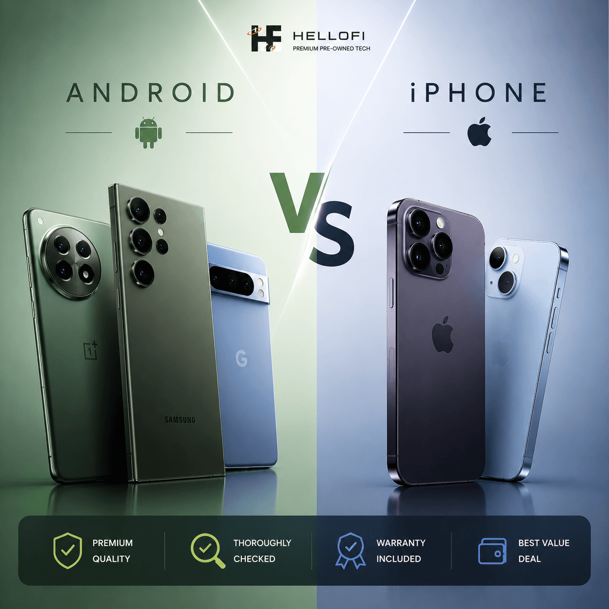 Android vs iPhone comparison